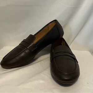 Women’s Ecetana Penny Loafers – Brown Slip-On Dressy Casual Flats Shoes Size 9